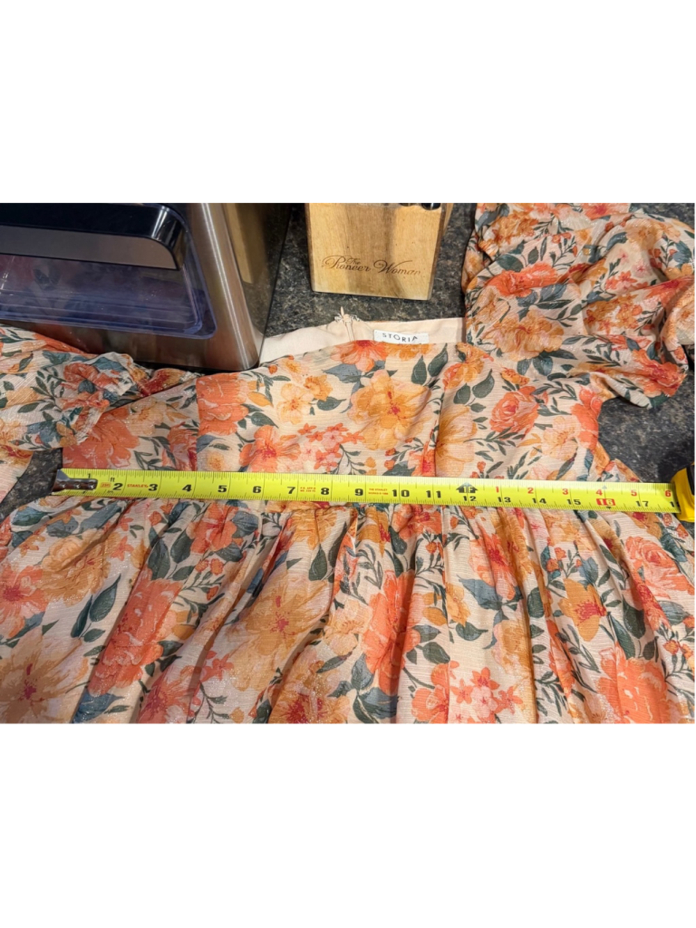 Storia Estelle Babydoll Floral Maxi Dress - Picture 6 of 6